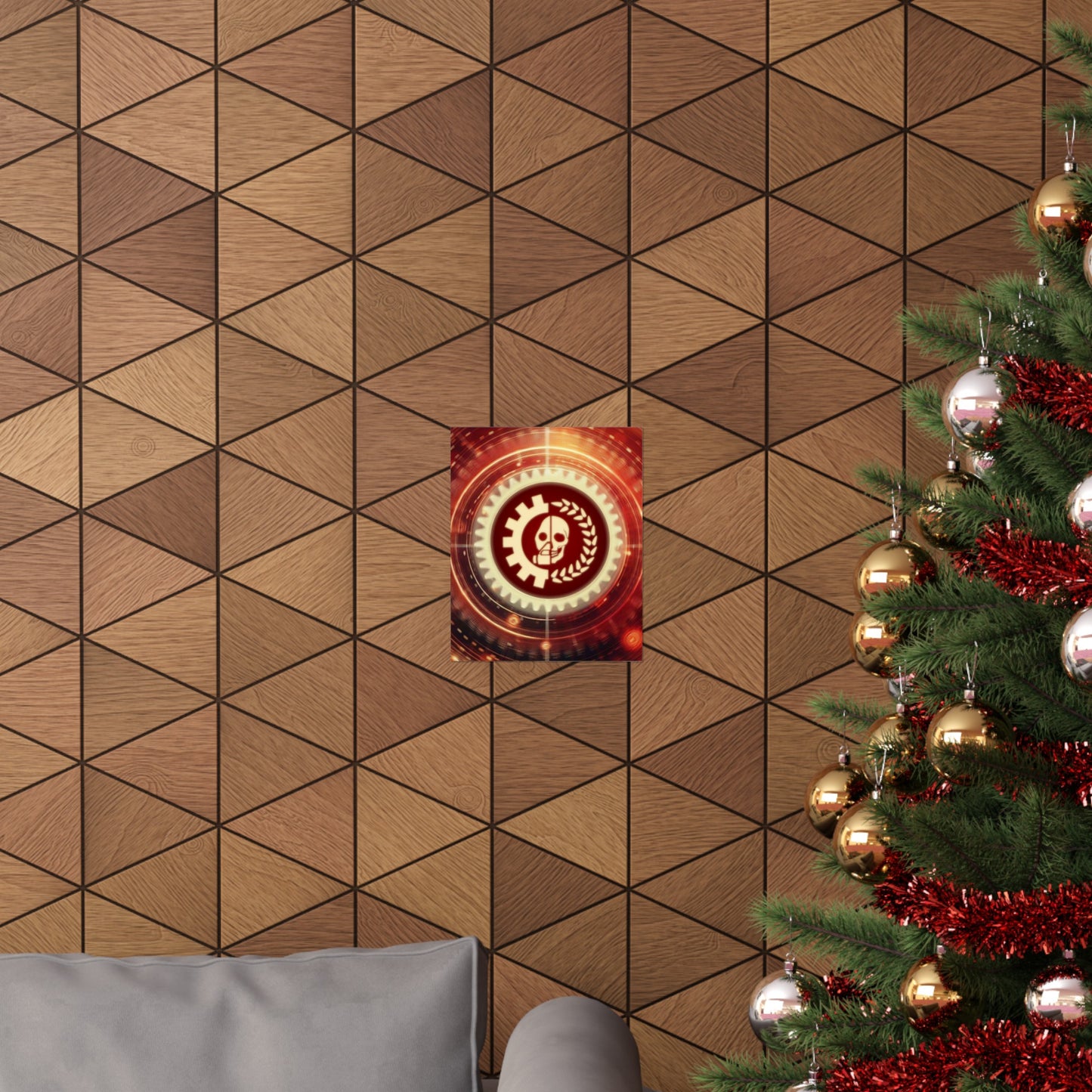 Cult of the Machine Poster (Wall Art, Game Room Décor, Science Fiction)