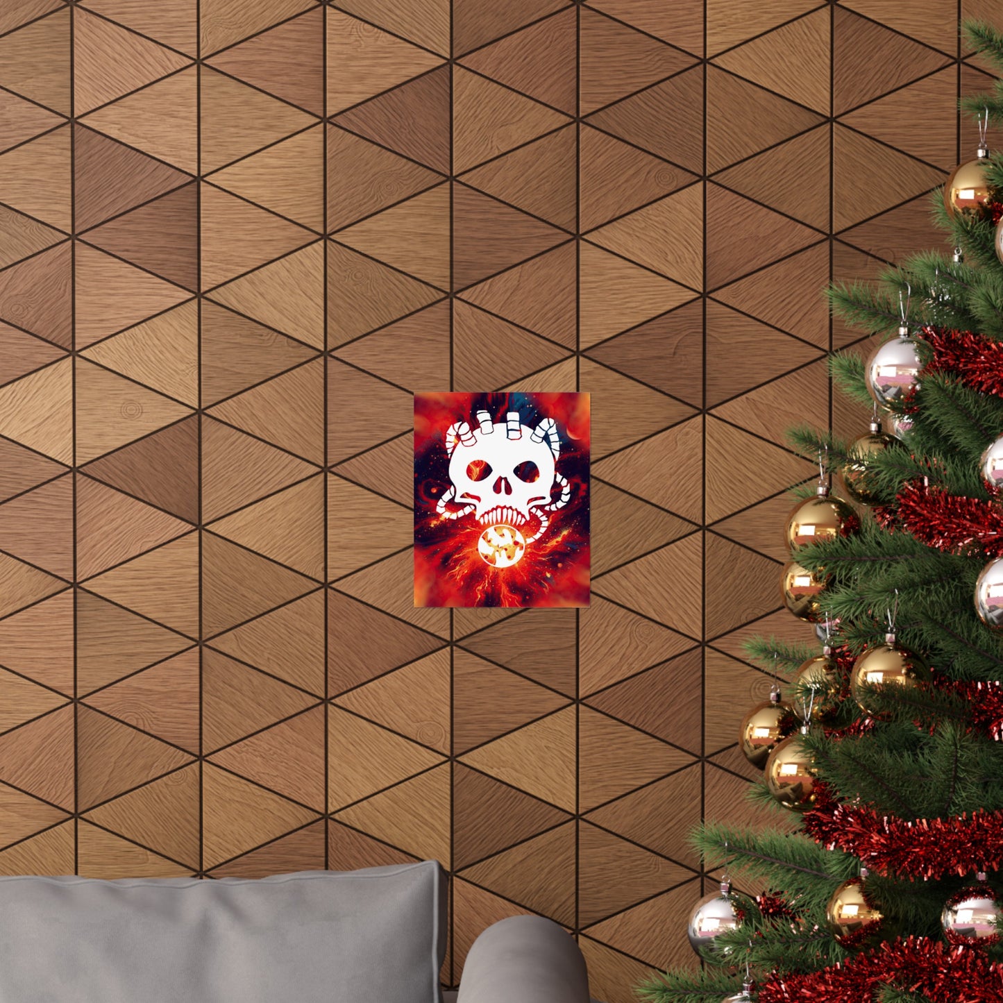 Skull Taker Poster (Wall Art, Game Room Décor, Science Fiction)