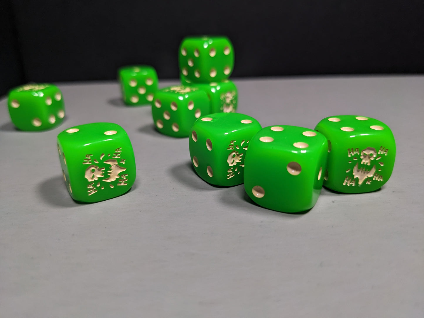 Da Laughin Orc Dice 16mm 10x Inspired by Sci-Fi