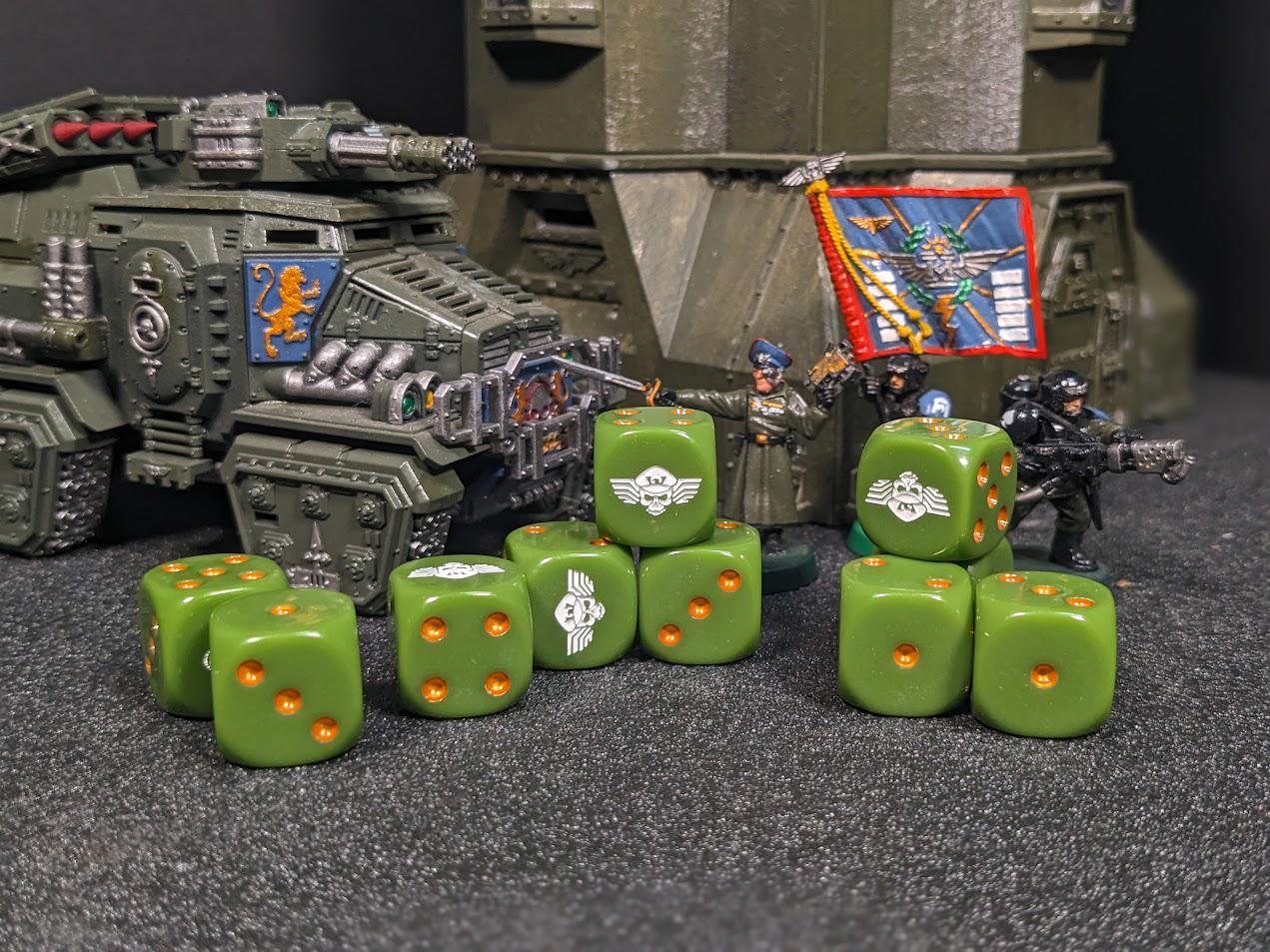 Army of Mankind Dice 16mm Inspired by Sci-Fi 10x
