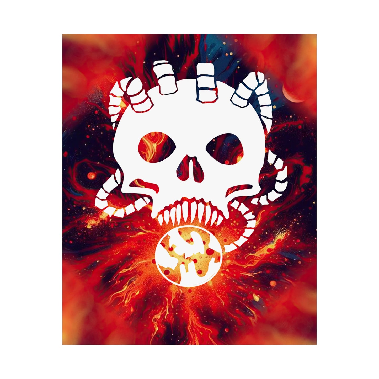 Skull Taker Poster (Wall Art, Game Room Décor, Science Fiction)