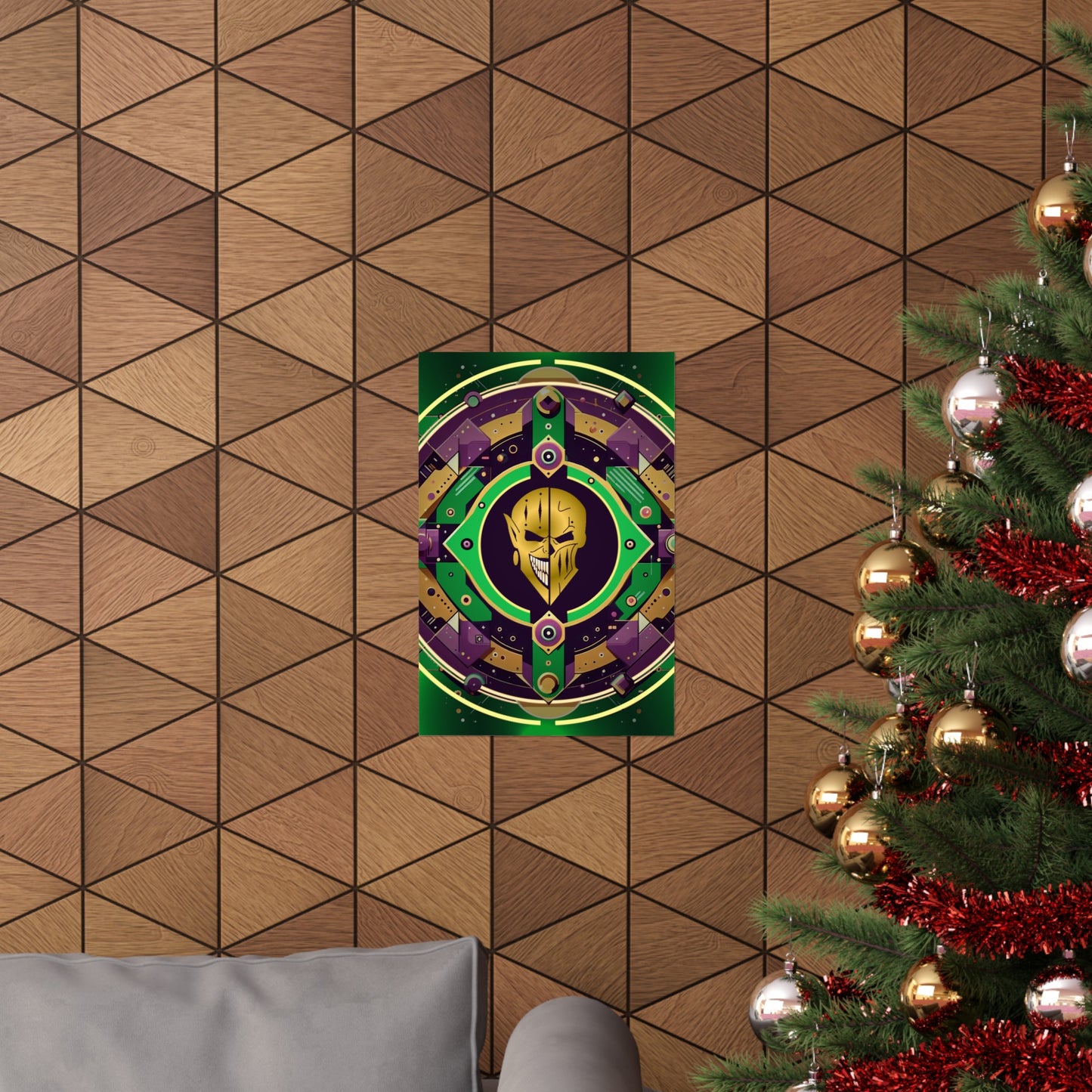 Dark Jester Vortex Poster (Wall Art, Game Room Décor, Science Fiction)