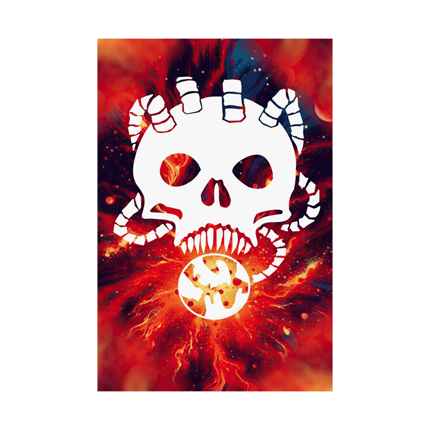 Skull Taker Poster (Wall Art, Game Room Décor, Science Fiction)