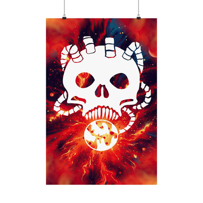 Skull Taker Poster (Wall Art, Game Room Décor, Science Fiction)