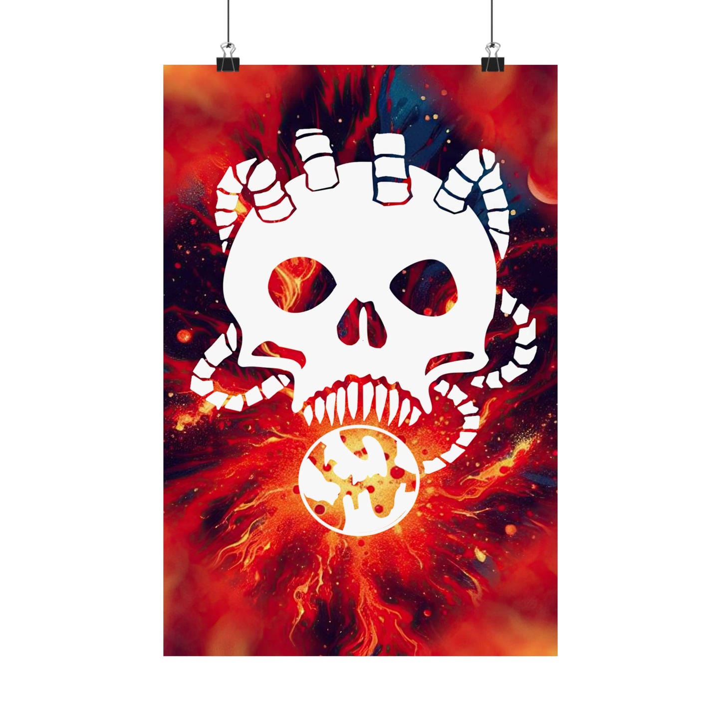 Skull Taker Poster (Wall Art, Game Room Décor, Science Fiction)