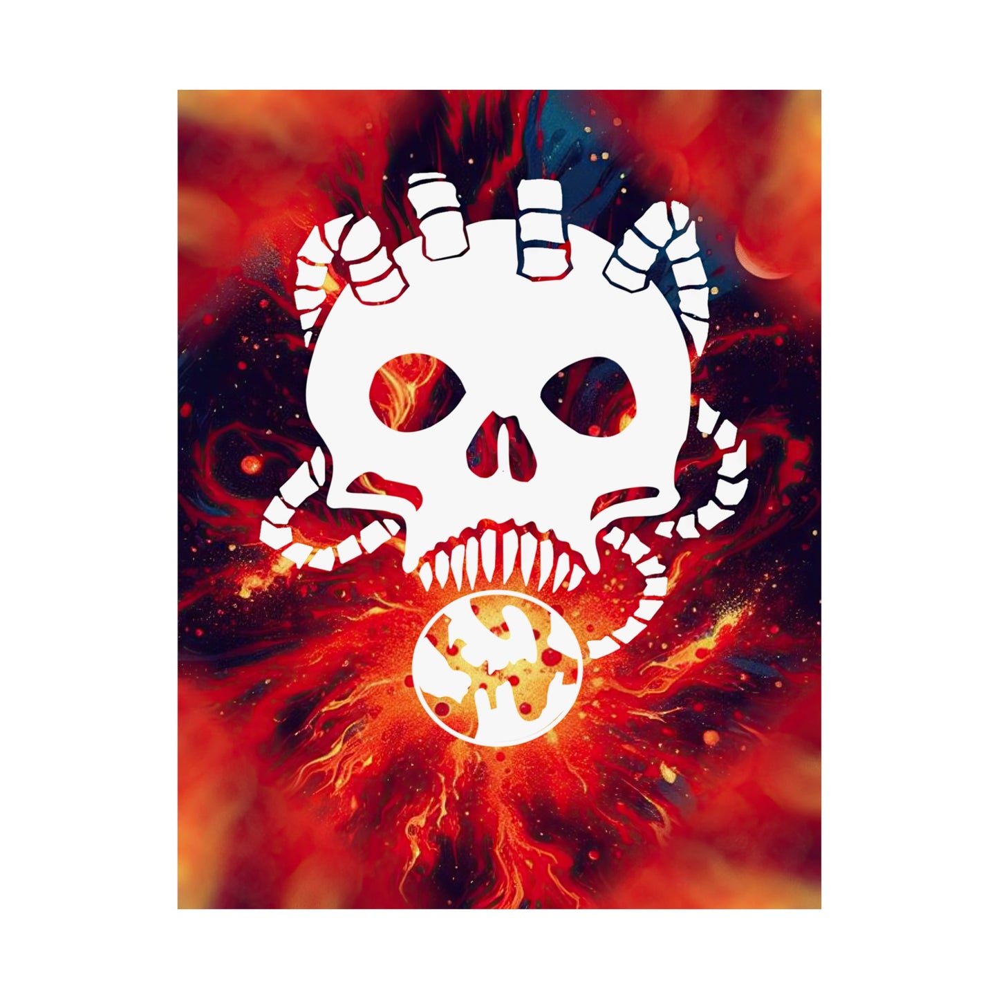 Skull Taker Poster (Wall Art, Game Room Décor, Science Fiction)