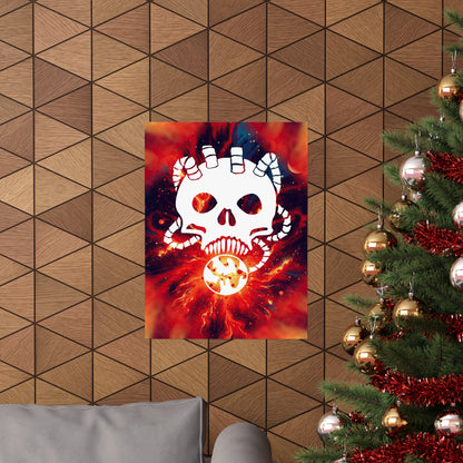 Skull Taker Poster (Wall Art, Game Room Décor, Science Fiction)