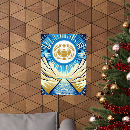 Cult of the Scarab Poster (Wall Art, Game Room Décor, Science Fiction)