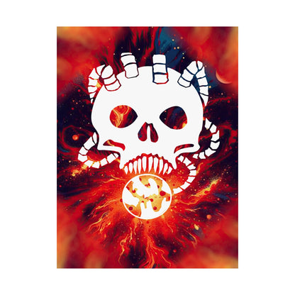 Skull Taker Poster (Wall Art, Game Room Décor, Science Fiction)