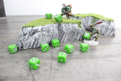 Ork COG Dice 10x Inspired by Warhammer 40K