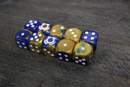 Space Smurf Omega Dice 16mm 10x