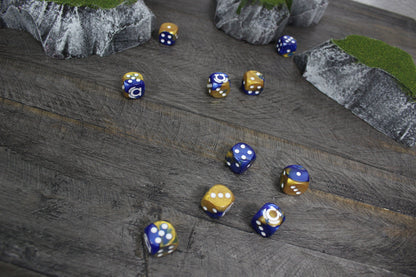 Space Smurf Omega Dice 16mm 10x