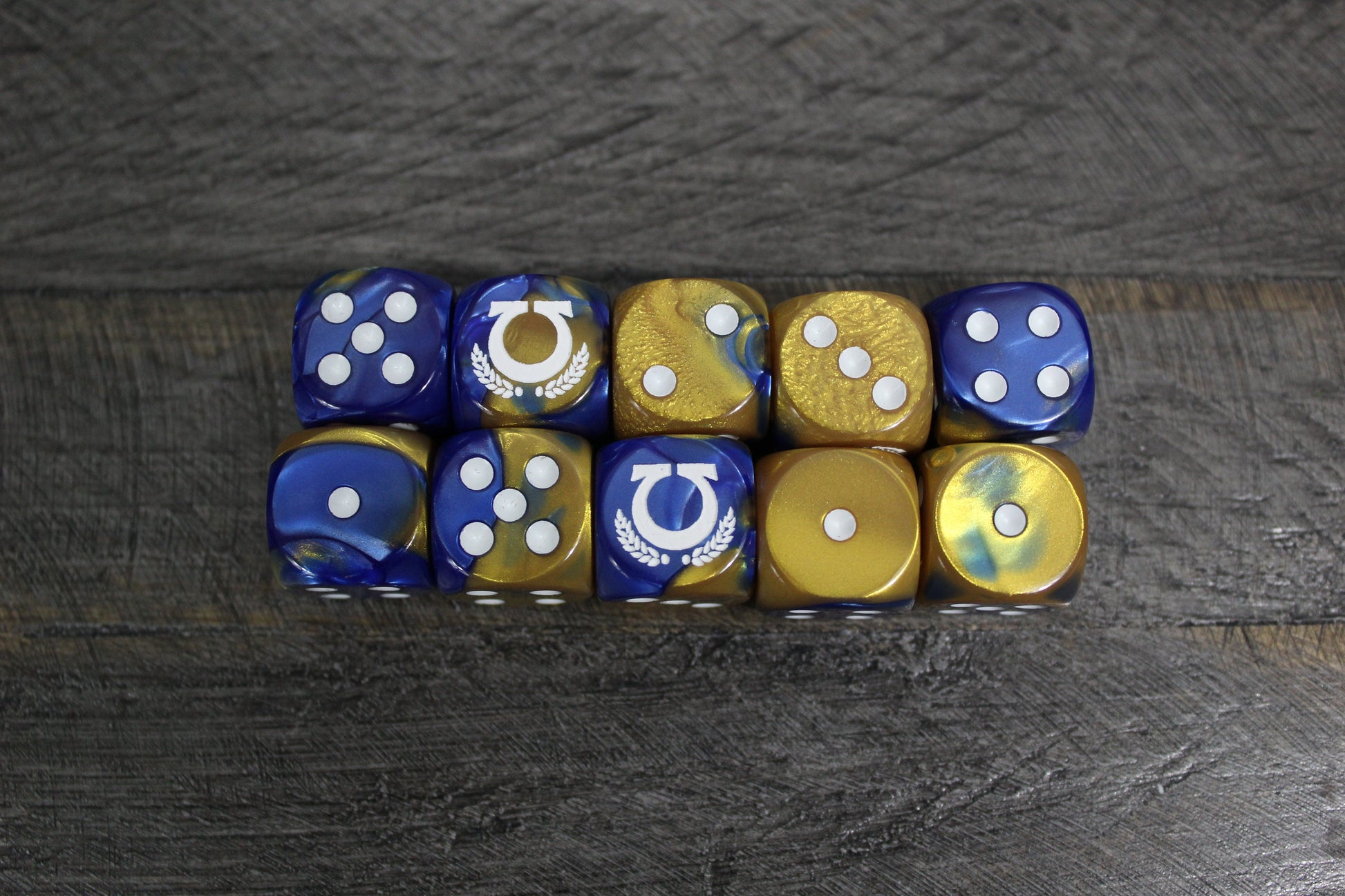 Space Smurf Omega Dice 16mm 10x