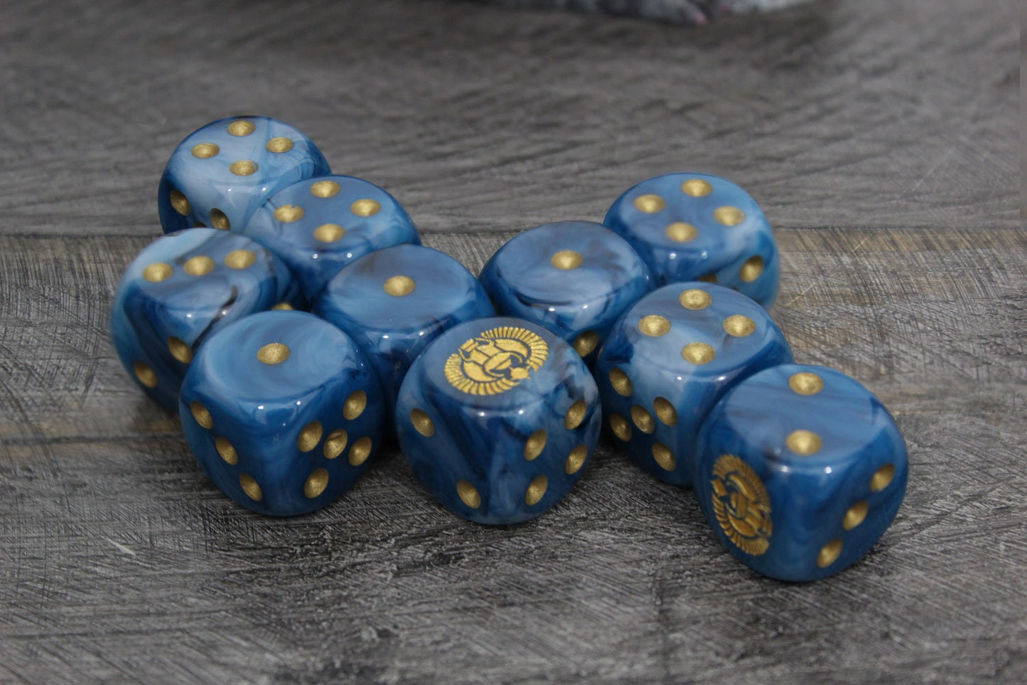 Cult of the Scarab Dice 16mm 10x Inspired by Sci-Fi