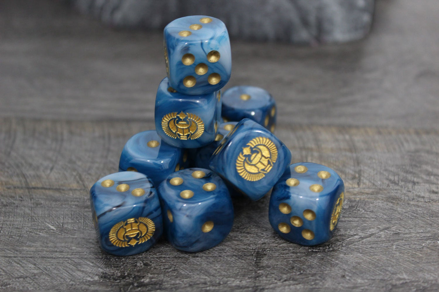 Cult of the Scarab Dice 16mm 10x Inspired by Sci-Fi