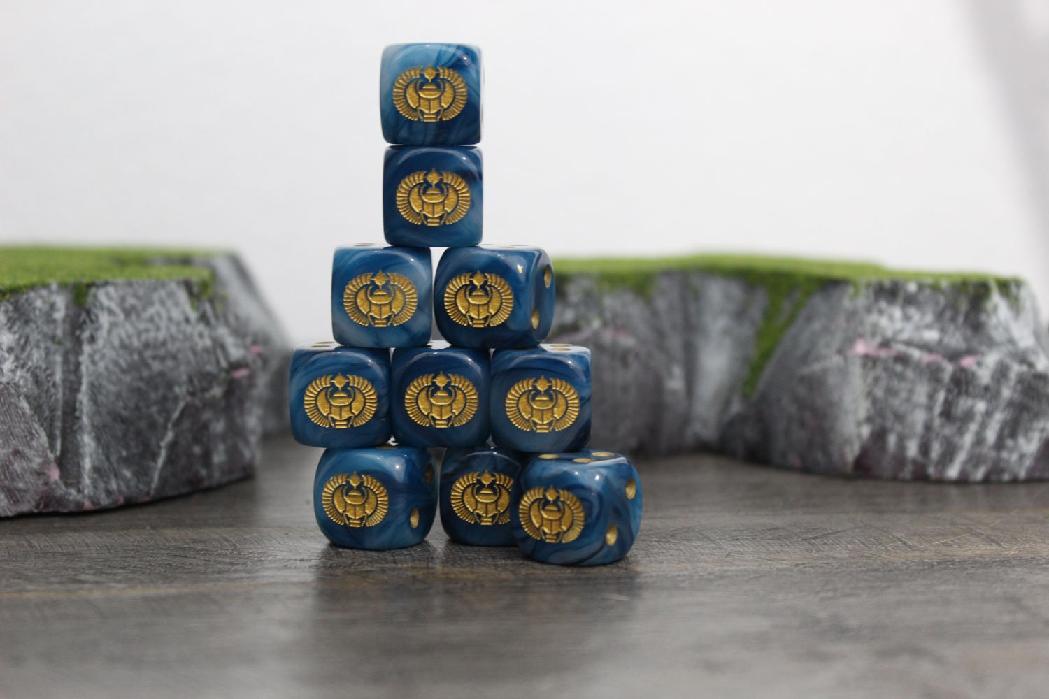 Cult of the Scarab Dice 16mm 10x Inspired by Sci-Fi