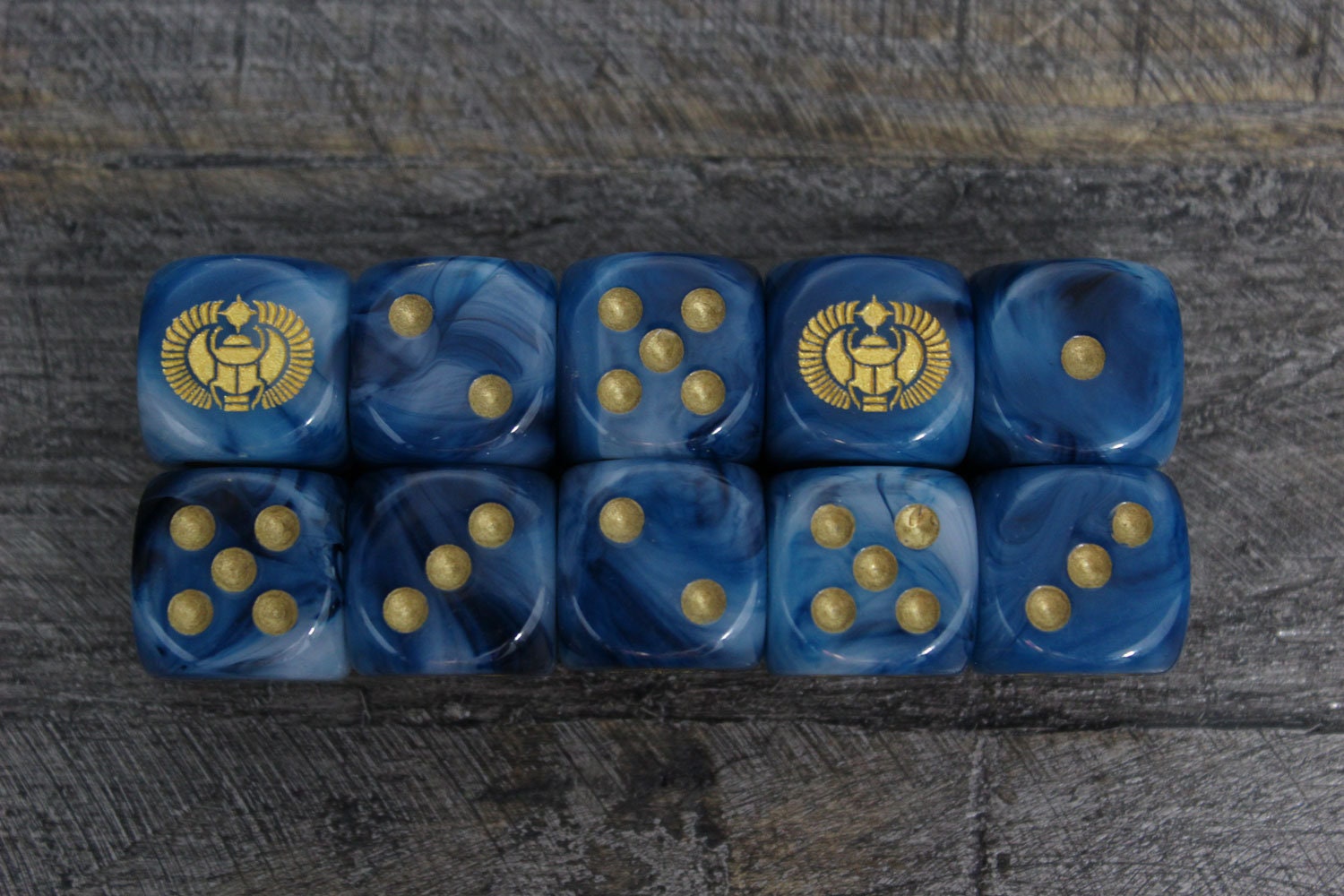 Cult of the Scarab Dice 16mm 10x Inspired by Sci-Fi