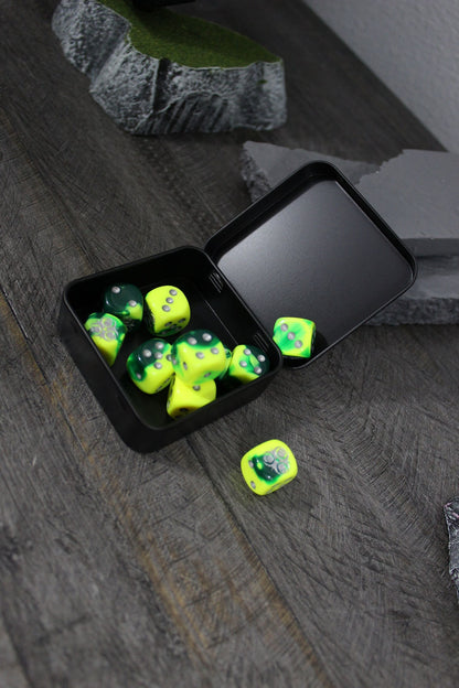 Black Ikarus Project Tin Dice Box