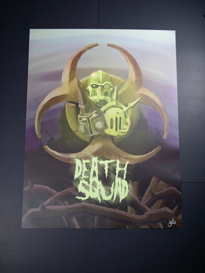 Radioactive Death Squad Poster 18"x24" Original Art by Nicholas Leach