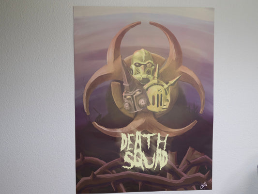 Radioactive Death Squad Poster 18"x24" Original Art by Nicholas Leach