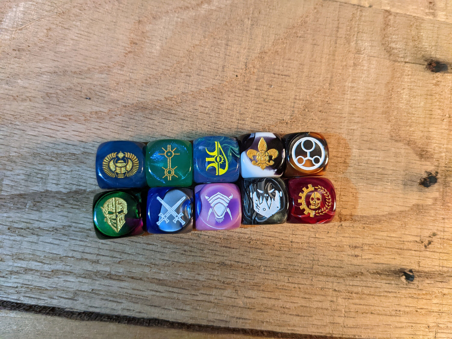 Variety Dice Set 16mm Inspired by Sci-Fi