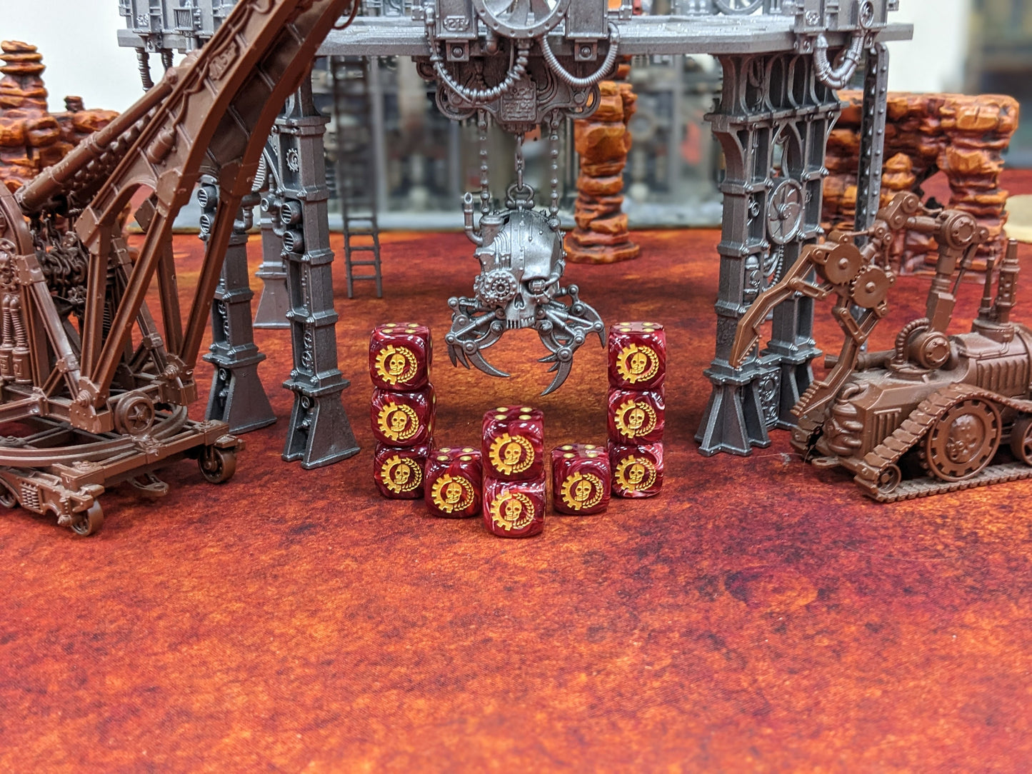 Cult of the Machine Dice 16mm Inspired by Sci-Fi/Warhammer 40k