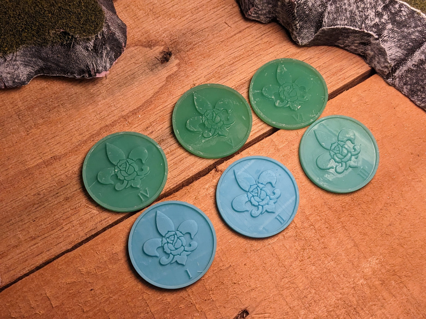 Order of the Holy Rose Objective Markers 40mm Inspired by Warhammer 40k