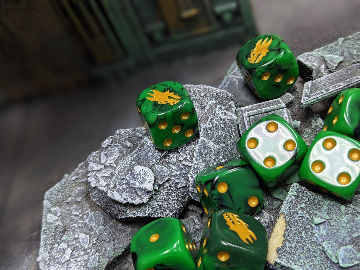 Space Dragon Dice 16mm 10x Inspired by Sci-Fi (Alternate)