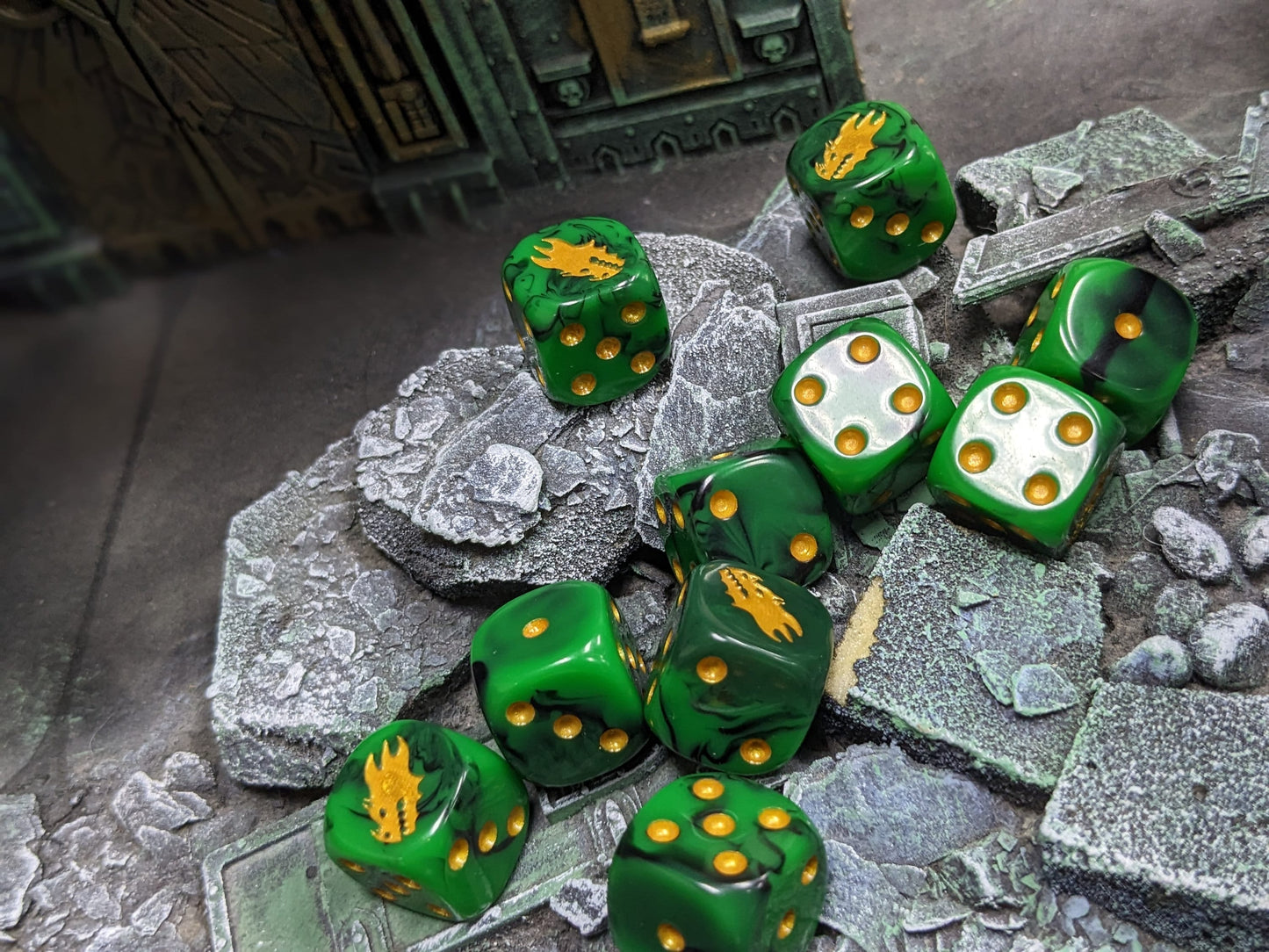 Space Dragon Dice 16mm 10x Inspired by Sci-Fi (Alternate)