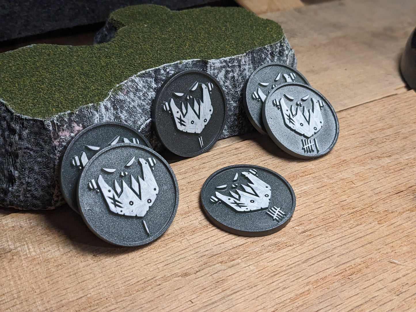 Iron Jaw Objective Markers 40mm Inspired by Warhammer 40k