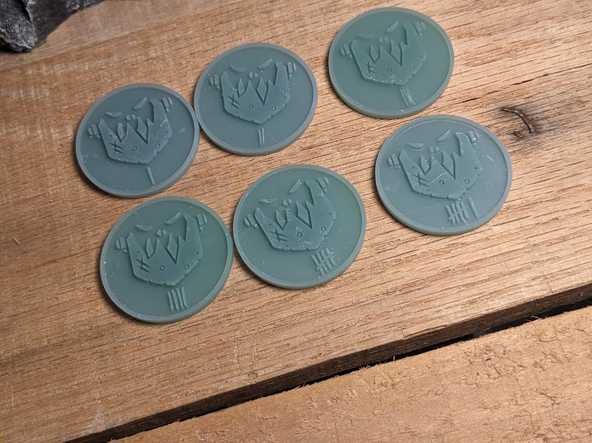 Iron Jaw Objective Markers 40mm Inspired by Warhammer 40k