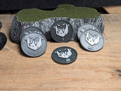 Iron Jaw Objective Markers 40mm Inspired by Warhammer 40k