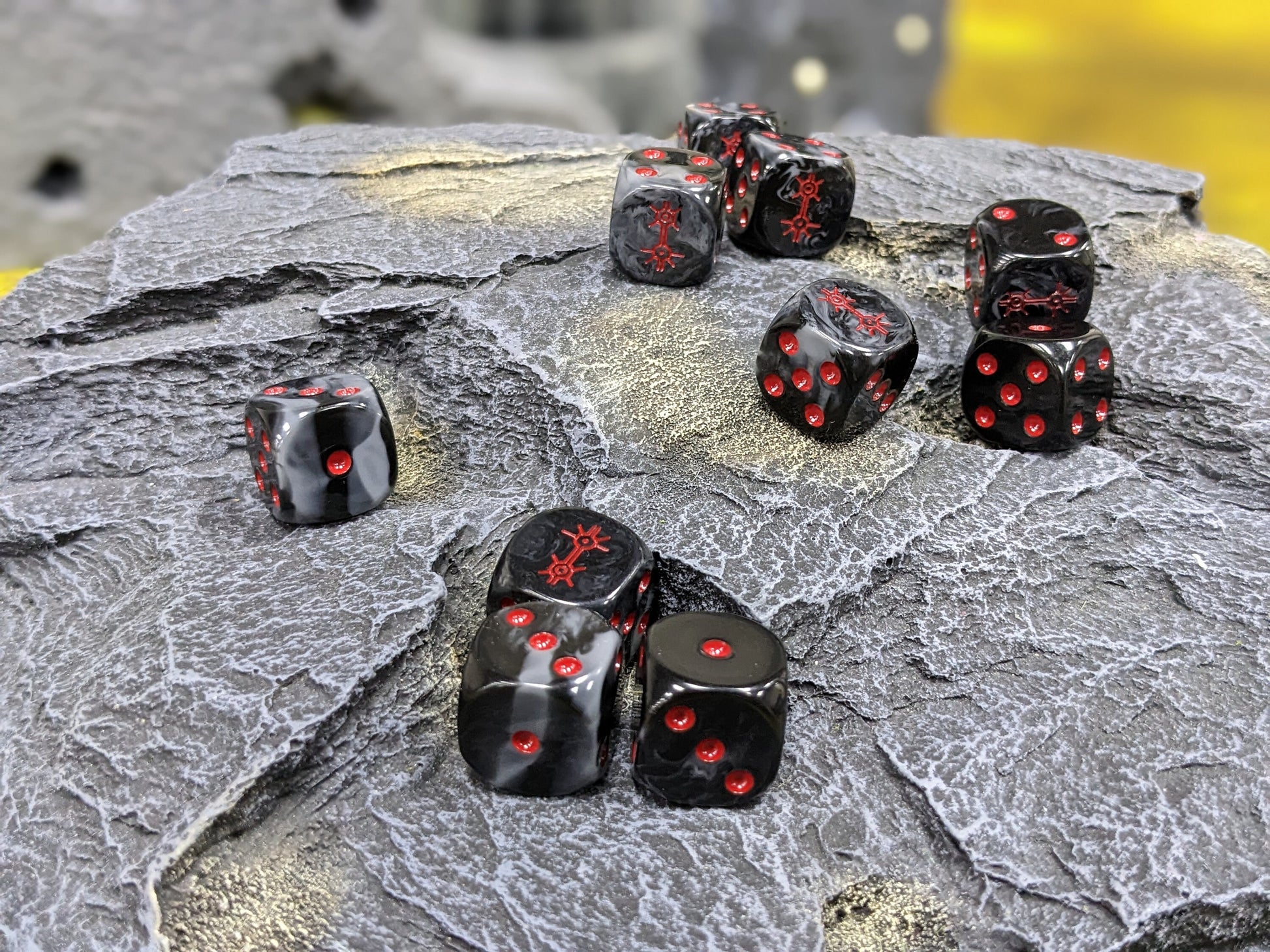 Dark Mystical Dynasty Dice 16mm Inspired by Sci-Fi
