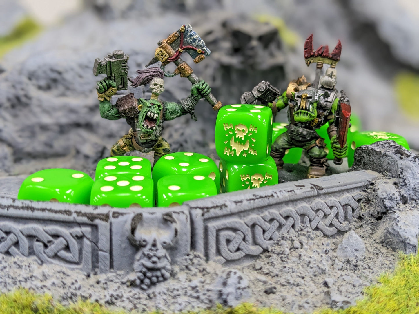 Da Laughin Orc Dice 16mm 10x Inspired by Sci-Fi