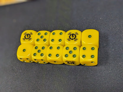 Steel Legion Tank Dice 16mm Inspired by Sci-Fi