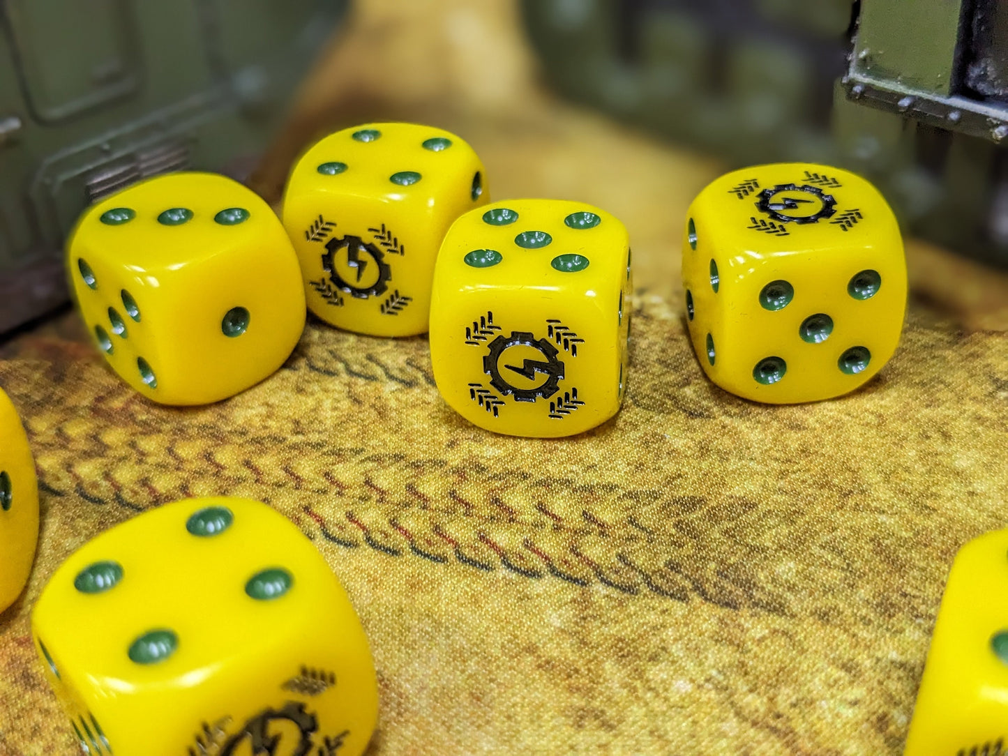 Steel Legion Tank Dice 16mm Inspired by Sci-Fi