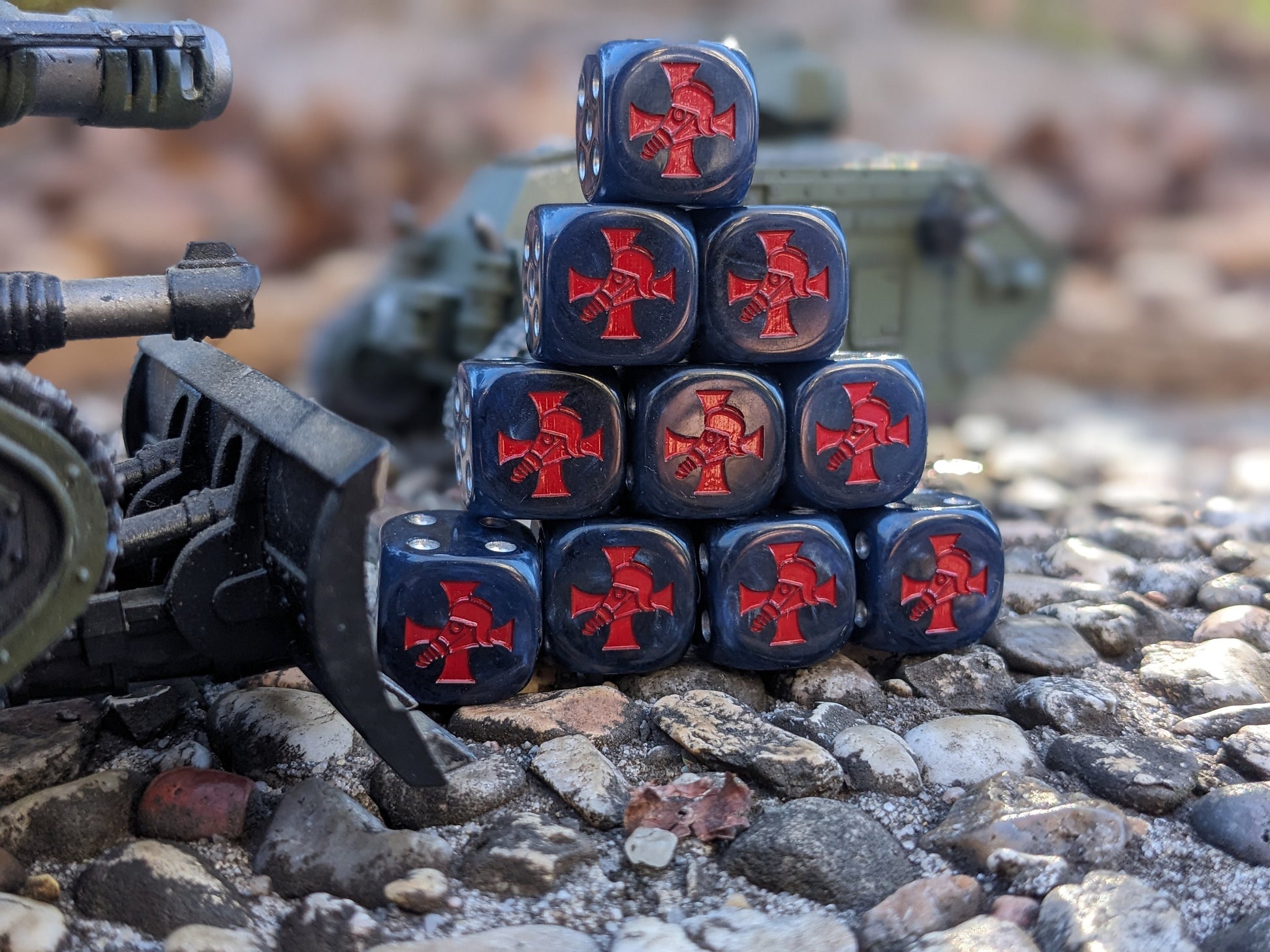 Trench Korps Dice 16mm Inspired by Sci-Fi/Warhammer 40k