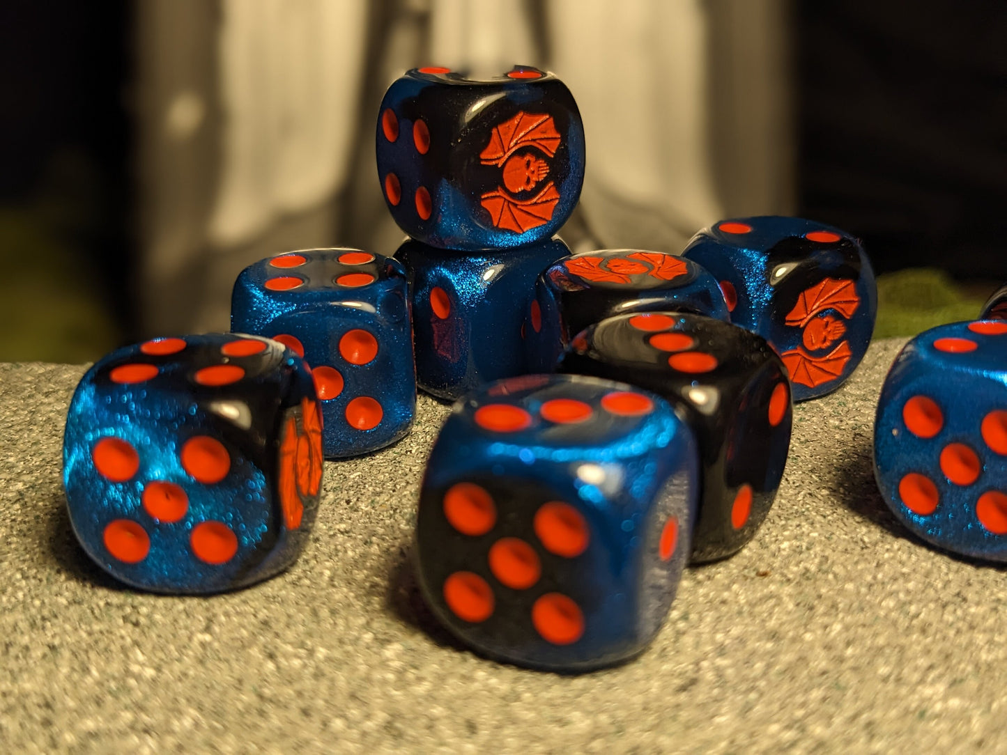 Lords of Darkness Dice 16mm Inspired by Sci-Fi 10x