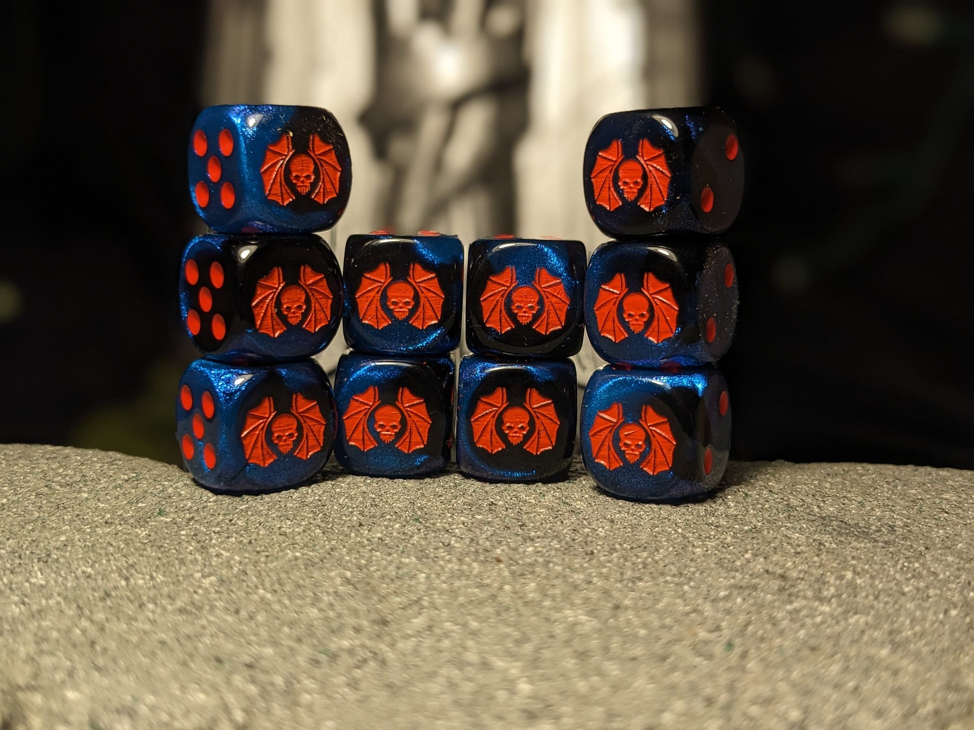 Lords of Darkness Dice 16mm Inspired by Sci-Fi 10x