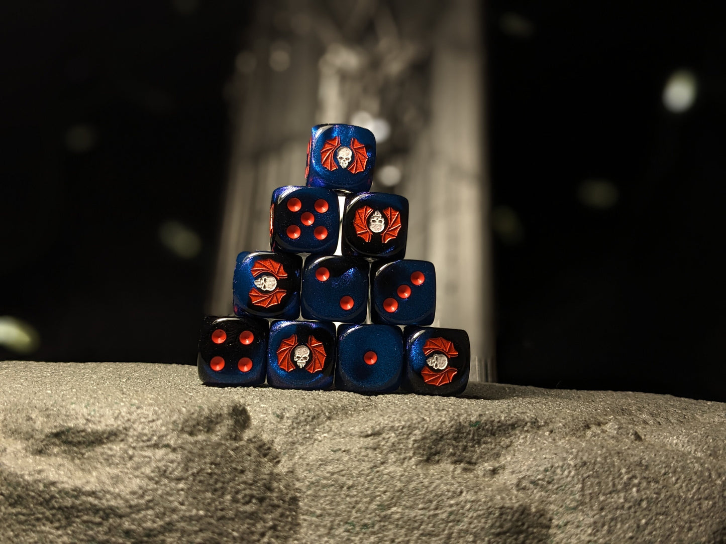 Lords of Darkness Dice 16mm Inspired by Sci-Fi 10x