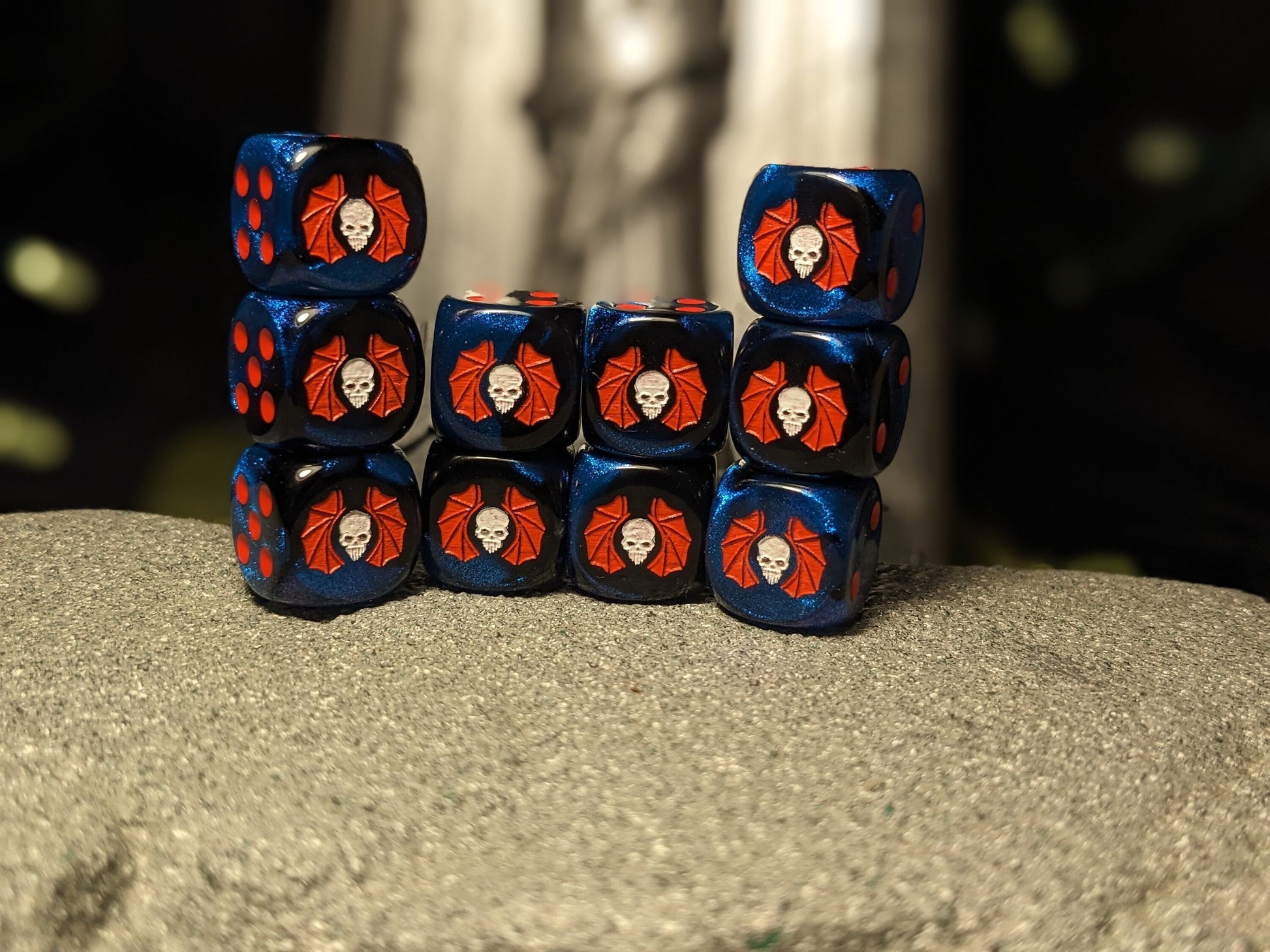 Lords of Darkness Dice 16mm Inspired by Sci-Fi 10x