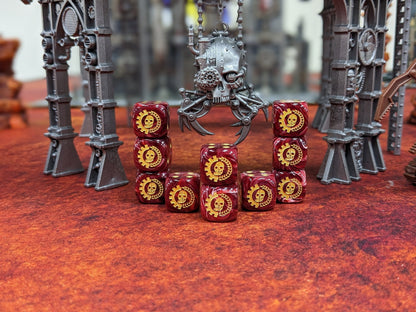 Cult of the Machine Dice 16mm Inspired by Sci-Fi