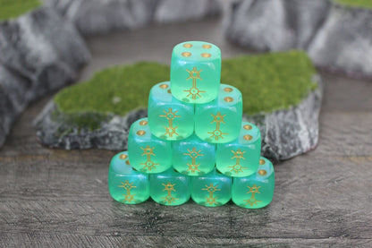 Mystical Dynasty Dice 16mm Inspired by Sci-Fi