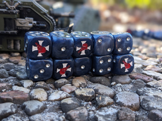 Trench Korps Dice 16mm Inspired by Sci-Fi/Warhammer 40k