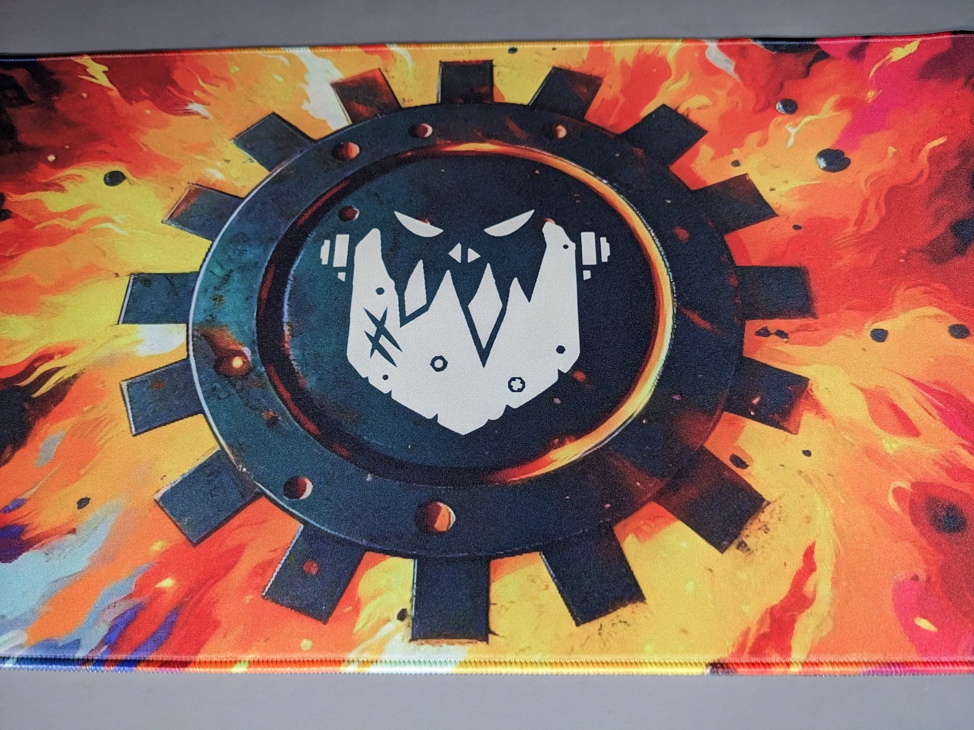 Iron Jaw Playmat for MTG, One Piece, Etc./ Large Mousepad/ Gaming