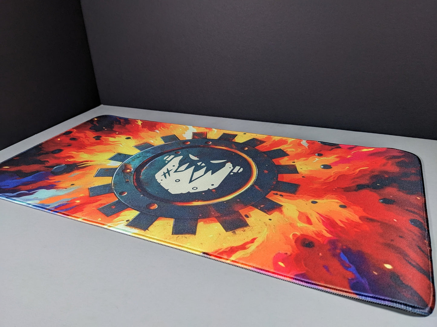 Iron Jaw Playmat for MTG, One Piece, Etc./ Large Mousepad/ Gaming