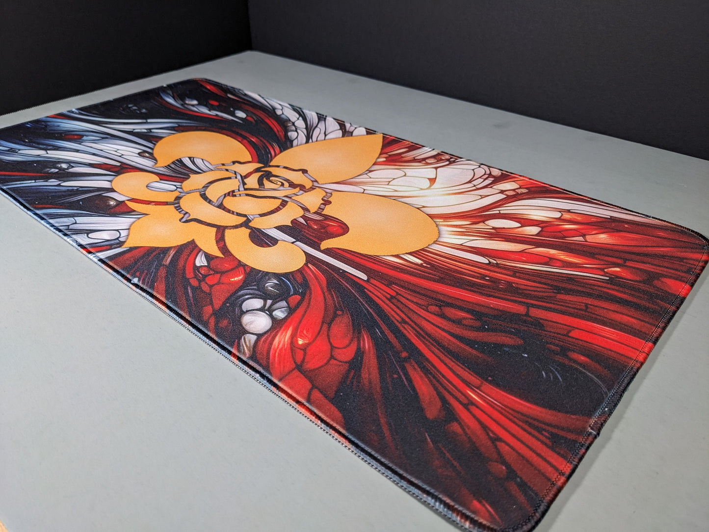 Order of the Holy Rose Playmat for MTG, One Piece, Etc./ Large Mousepad/ Gaming