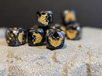 Iron Jaw Dice 16mm Inspired by Sci-Fi