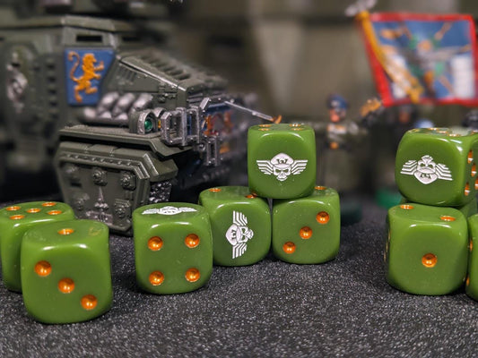 Army of Mankind Dice 16mm Inspired by Sci-Fi 10x