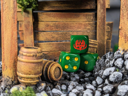 Sinister Slavers Dice 16mm Inspired by Sci-Fi 10x